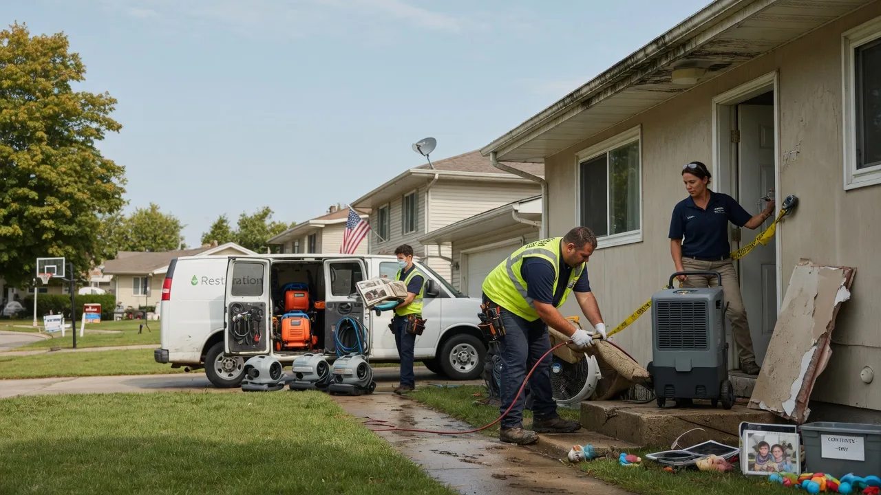 Water Damage Restoration in Medora, IL near me